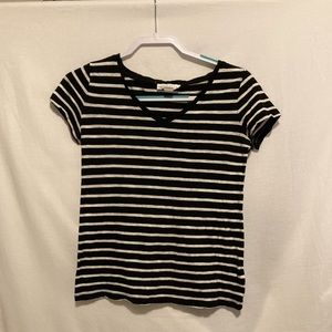 Forever 21 Black and White Striped Tee